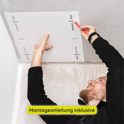 Wie montiert man eine Deckenbox von Deckenwunder richtig?